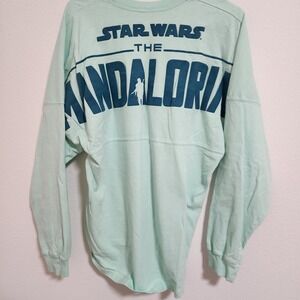 Disney Star Wars The Mandalorian Baby Yoda‎ Spirit Jersey Shirt Small S